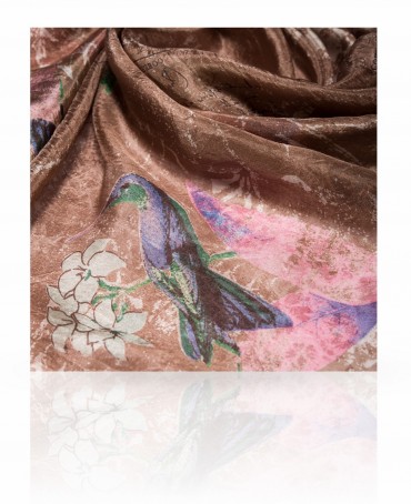 Палантин Женский S-VINTAGE.BIRD/BROWN